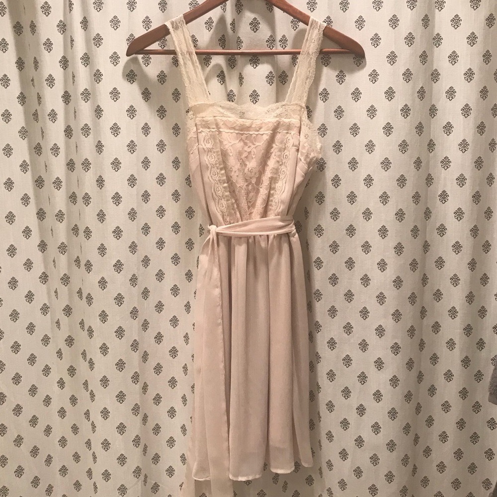 Chiffon and Lace dress